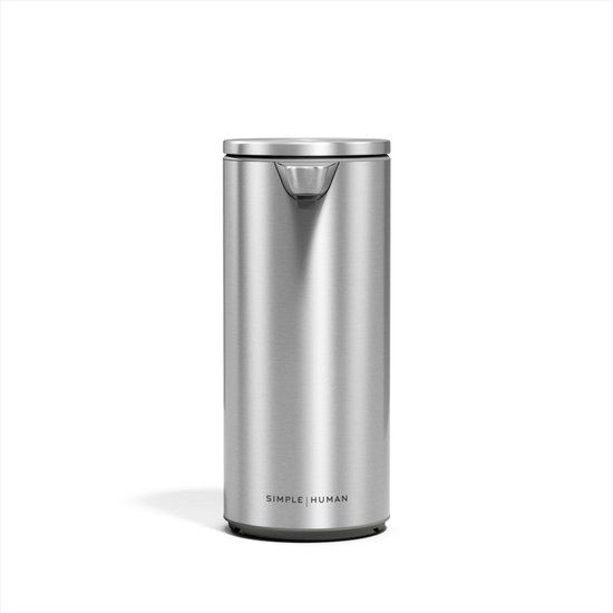 Simplehuman - Zeepdispenser 266 ml Oplaadbaar met Sensor - Zilver - Roestvast Staal
