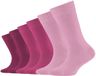 Camano Sokken orchid smoke, Gestreept, Unisex, Katoen, 6 paar