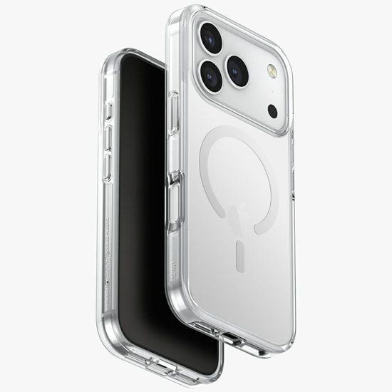 UNIQ Clario Serie - Hardcase Telefoonhoesje - Magclick Opladen - Transparant - iPhone 17 Pro