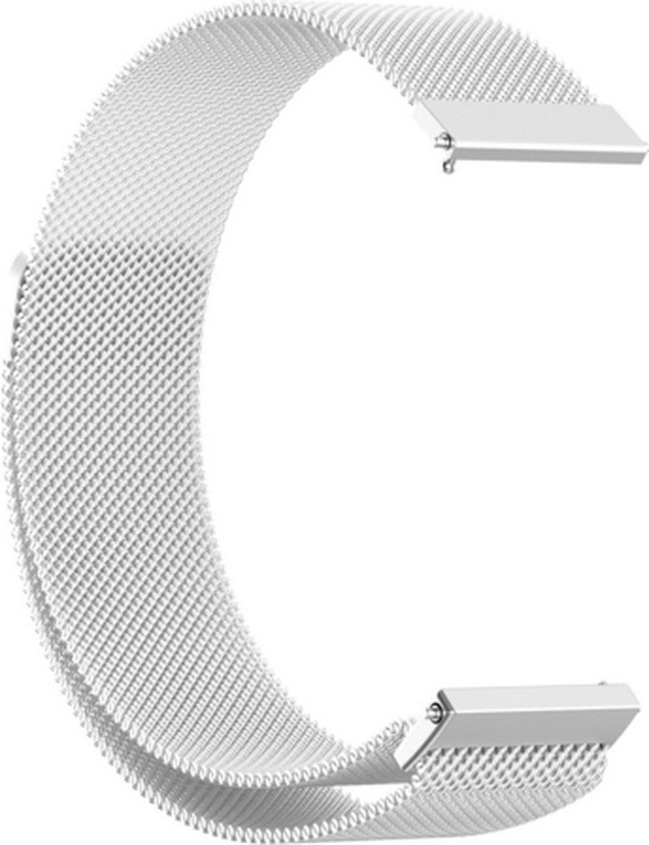 Qubix Milanese bandje - Zilver - Garmin Forerunner 55 / 245 / 645