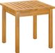 Outsunny Salontafel - Acaciahout - 48 x 48 x 46 cm - Natuurlijke houtafwerking