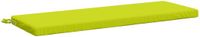 vidaXL Coussin de banc SOEST 100% Polyester Vert vif 100 x 40 x 5 cm