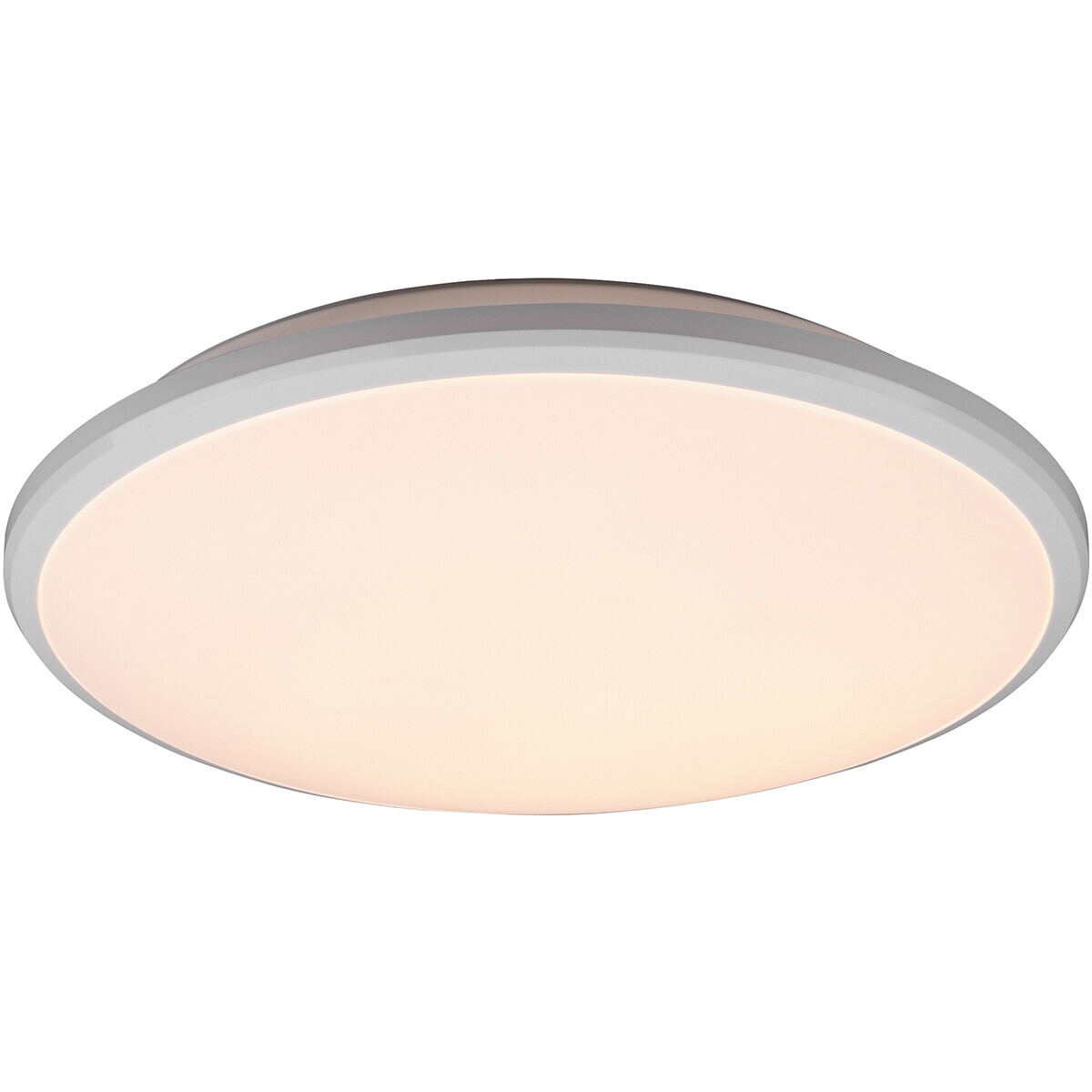 BES LED LED Plafondlamp - Trion Lombis - 20.5W - Natuurlijk Wit 4000K - Dimbaar - Rond - Mat Wit - Kunststof