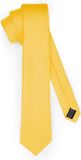 Ladeheid Smal Stropdas - Stropdassen voor heren - Lengte: 150 cm, Breedte: 7 cm - Honing
