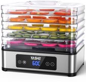 YASHE voedseldroger - 5 rvs roosters - 400 W - 35–70 °C