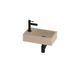 Proline HIT Fonteinset Hardsteen Kraangat Rechts 40x23x10 cm Sand Stone Mat Zwart