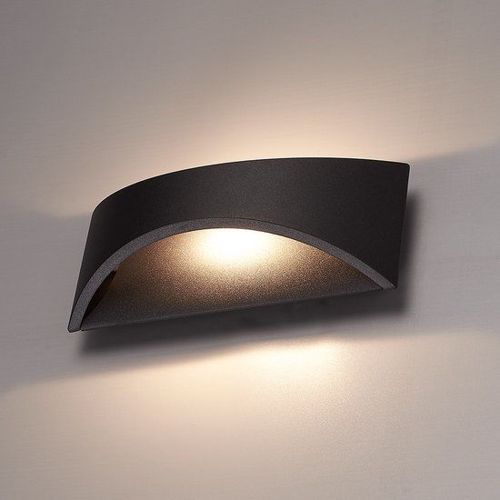 HOFTRONIC Lowa LED wandlamp - Zwart