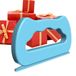 Cutter de papier cadeau portable avec glissière