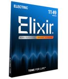 Elixir Strings elektrische gitaarsnaren met NANOWEB coating medium (.011 - .049)