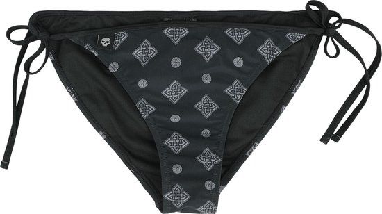 Black Premium by EMP Zwart bikinitopje met Keltische motieven - Dames - L
