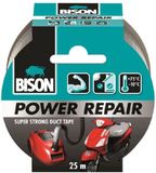 Bison Tape Power Repair Grijs - 2 x 25 meter