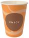 Q-CONNECT Enjoy Drinkbeker, uit karton, 150 ml, diameter 70,3 mm, pak van 100 stuks