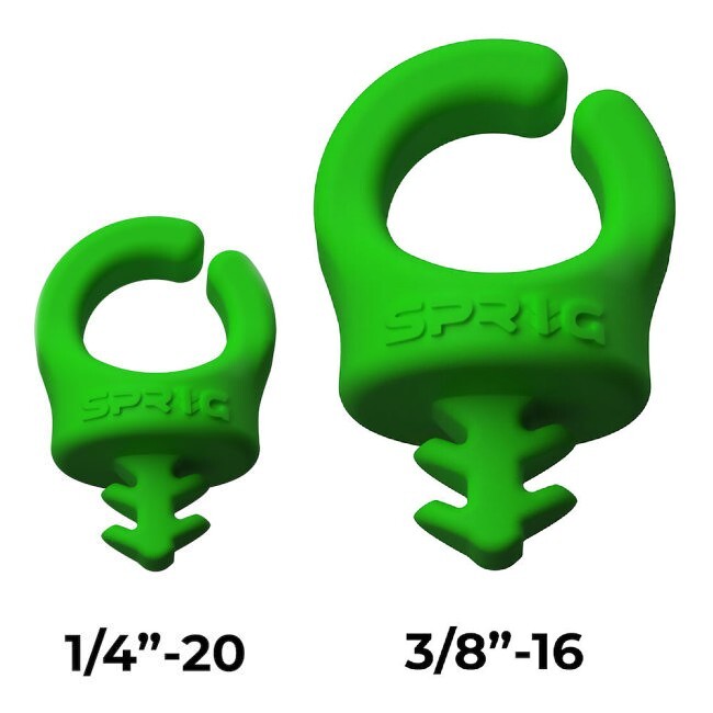 SPRIG SPRIG Green Value pack  10x 1/4”-20 Sprigs + 5x 3/8”-16 Big Sprigs