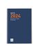 Finocam Kalender 2024 plat cocktail weekoverzicht horizontaal januari 2024 - december 2024 (12 maanden) blauw (Spaans)