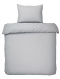 HUSH Living Dekbedovertrek Lichtgrijs 140x220cm Katoen 144TC