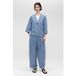 ZENGGI Fine Linen Visc Shirt Jacket Everest Blue Taille: L