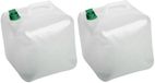 EDA Water jerrycan container - 15 liter - opvouwbaar - Transparant