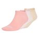 adidas Thin Linear Low-Cut Socks 3 Pairs Socks, Semi Frozen Turbo/Distilled Pink/Crystal Linen, S