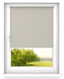 Fart Produkt time4blinds mini rollo basic - Rolgordijn - Niet-invasief - Raamrolgordijn binnen zonder boren - Niet-invasieve handgrepen - Dimmen rollo - 1100x2500mm Lichte koffie - Bediening aan de Rechterkant