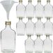 mikken Viva Haushaltswaren Flessen, miniflesjes van glas, met schroefdop, om zelf te vullen, 12 x 200ml