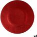 Vivalto Platt Tallrik Rood Glas 6 Stuks 21 x 2 x 21 cm