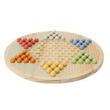 WellHome - Solid China Set van hout met 6 verschillende kleuren