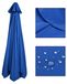 Omgoods - Housse de parasol de remplacement pour jardin et terrasse