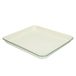 Plateau émail gris-vert/blanc 31 x 27 x 3 cm