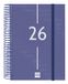 Finocam 741101026 Daily Appointment Book with Refill, Softcover, Blue