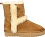 Warmbat Australia Kangaroo Plateau dames gevoerde boot - Cognac - Maat 40