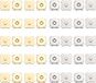 Bol 20x Boutons Magnétiques 14mm - Argent & Or - Couture & Artisanat