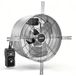 VEVOR Ventilator Timpano 38 cm 1300 CFM staal carbon zilver thermostaat