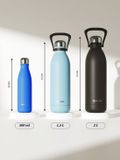 Qwetch Thermosfles - Titan Roc Blauw