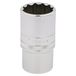 Draper 33865 1/2" vierkante aandrijving Hi-Torq 12 punt diepe socket, 32mm grootte, blauw