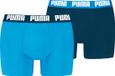 Puma Heren Boxershort 2-pak - Everyday - Katoenen heren onderbroeken - Donkerblauw/Blauw / XL