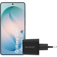 Samsung Galaxy S26 Plus 512GB Lichtblauw 5G + BlueBuilt Oplader 45 Watt Zwart