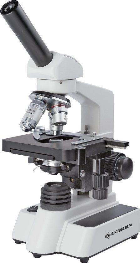 Bresser Erudit DLX 40x-600x - Microscoop - Wit