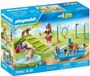 PLAYMOBIL My Life: Aire de jeux pour chiens, avec enfant et accompagnatrice, 61 pièces, à partir de 4 ans