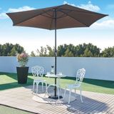 casa.pro Bistroset Lupsam tuinset 3-delig wit