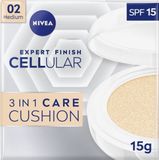 NIVEA Cellular Serie - Foundation Cushion - Naturel - Acide hyaluronique - SPF15