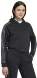 Adidas Seasonals Animal Sweatshirt Met Rits Zwart 9-10 Jaar Meisje
