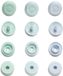 Prym ColorSnaps Mini drukknopen, Blauw, 9 mm, 36 stuks