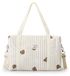 Sac de rangement pour poussette avec fermeture éclair et broderie