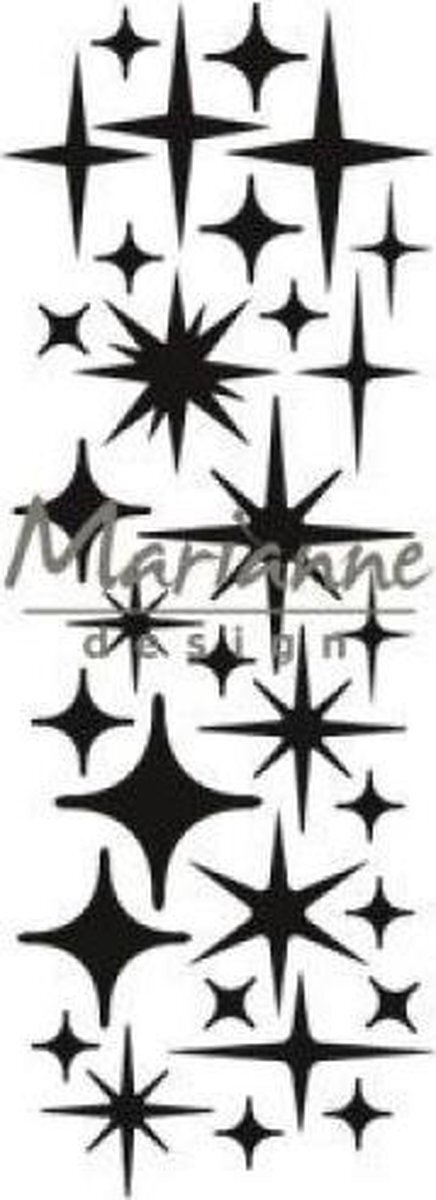 Marianne Design Craftables - snij- embosstencil - Lichtjes