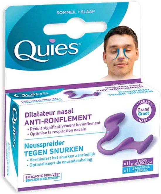 Quies Anti-Snurk Neusverwijderaar - Maat Groot - 1 stuk