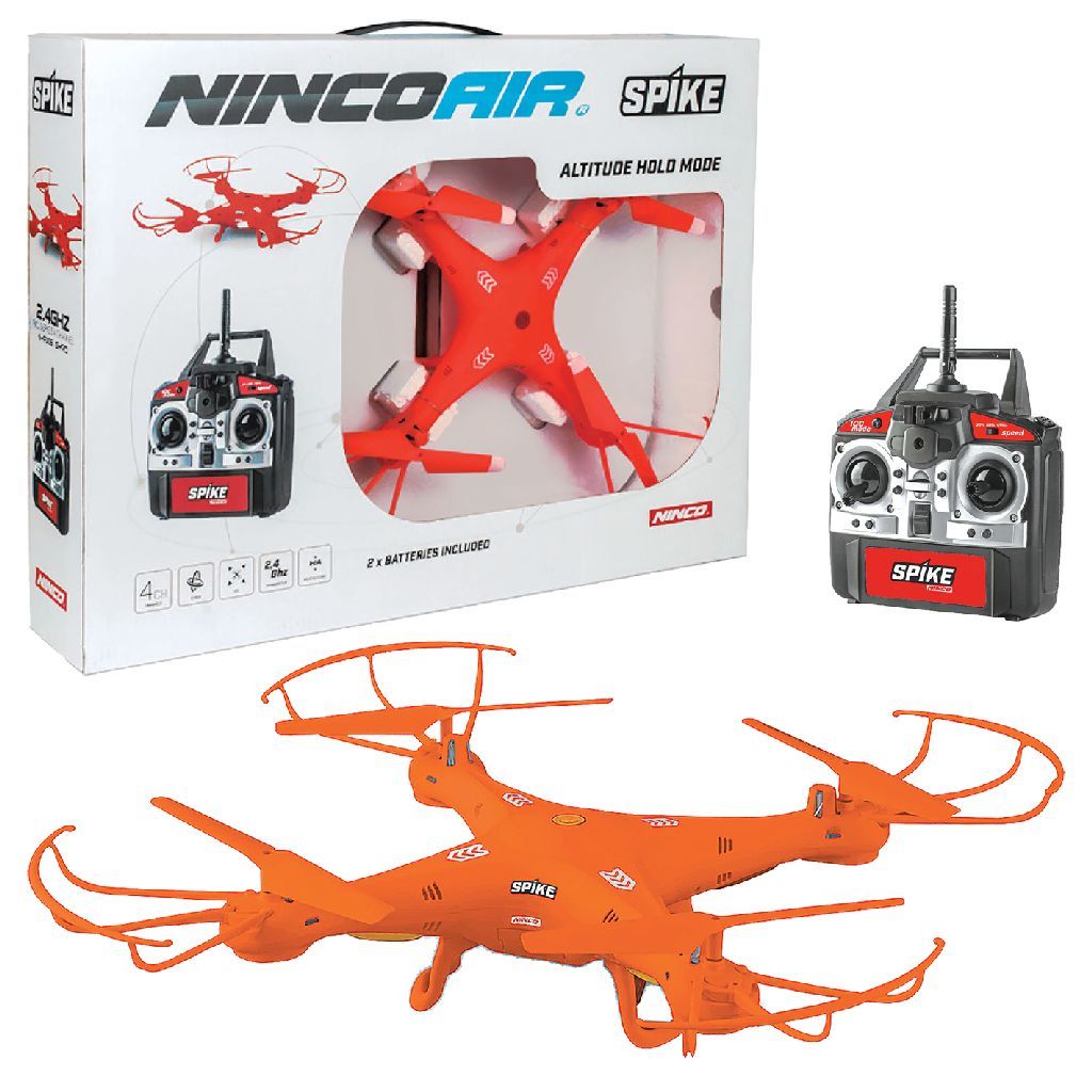 NINCO RC Spike Drone - Quadcopter - Orange - Ready-to-fly (RTF)