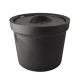 Bel-Art Magic Touch 2 High Performance zwarte ijsemmer; 4,0 liter, met deksel (M16807-4002)