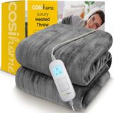 Cosi Home Luxe Elektrische Deken 180 x 130 cm Grijs