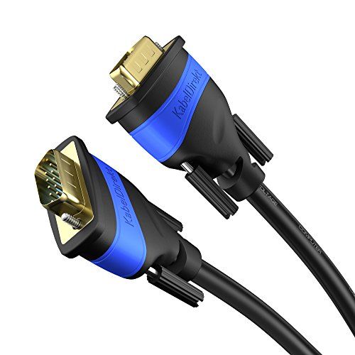 KabelDirekt - VGA kabel - 0,5 m - (15-polig, Full HD 3D 1080p) - TOP Series