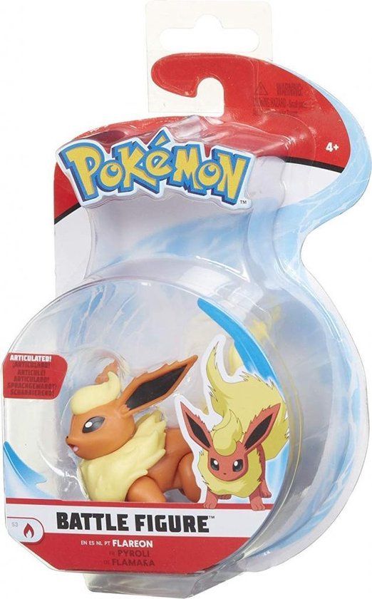 Pokemon Battle Figure Pack - Flareon - Wicked Cool Toys